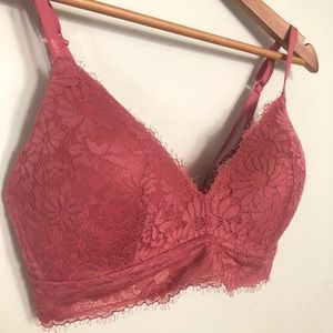 NWOT American Eagle Aerie Daisy Lace Wireless Bra